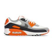 Nike Air Max 90 Låg Sko Vit/Grå/Orange Multicolor, Herr