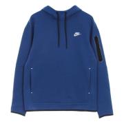 Nike Tech Fleece Huvtröja Blå Blue, Herr