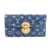 Louis Vuitton Vintage Pre-owned Denim plnbcker Blue, Dam