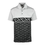 Versace Bomull T-shirt Kollektion Gray, Herr