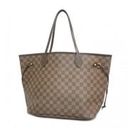 Louis Vuitton Vintage Pre-owned Tyg axelremsvskor Brown, Dam