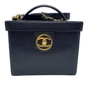 Chanel Vintage Pre-owned Laeder chanel-vskor Black, Dam