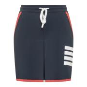 Thom Browne Veckad Minikjol Blue, Dam