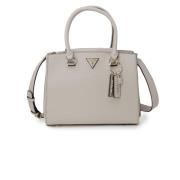 Guess Flickvän Satchel Vår/Sommarkollektion Beige, Dam