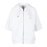 Woolrich Bomull Stickad Tröja White, Dam