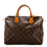 Louis Vuitton Vintage Pre-owned Canvas handvskor Brown, Dam