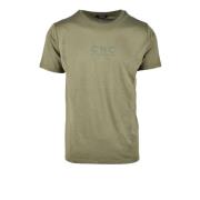 Costume National Bomull T-shirt Green, Herr