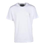 Versace Jeans Couture Bomull T-shirt med Stiligt Design White, Herr