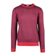 U.s. Polo Assn. Bordeauxtröja för män Red, Herr