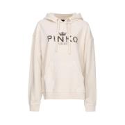 Pinko Bomullströja Höst/Vinter Kollektion White, Dam