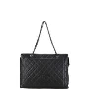 Chanel Vintage Pre-owned Laeder chanel-vskor Black, Dam