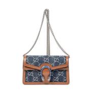 Gucci Vintage Pre-owned Canvas gucci-vskor Blue, Dam