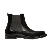 Bally Borstad läder ankelboots Black, Herr