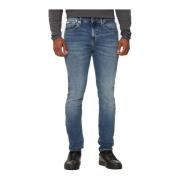 Calvin Klein Skinny Fit Jeans - Blå Tapered Blue, Herr