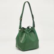 Louis Vuitton Vintage Pre-owned Tyg louis-vuitton-vskor Green, Dam