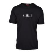 Diesel Bomull T-shirt Black, Herr