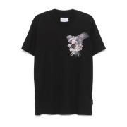 Philipp Plein Avslappnad Bomull T-shirt Black, Herr