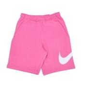 Nike Fleece Shorts med dragsko i midjan Pink, Herr