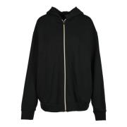 PINKO Bomullsblandning Sweatshirt Black, Dam