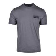 Emporio Armani EA7 Bomull T-shirt med EA7-stil Gray, Herr