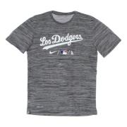 Nike Dodgers Baseball Tränings Tee City Connect Gray, Herr