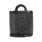 Marni Svart Mini Bucket Väska Black, Dam