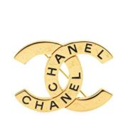 Chanel Vintage Pre-owned Tyg chanel-smycken Yellow, Dam