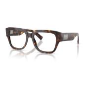 Dolce & Gabbana Stiliga glasögonbågar i Havana färg Brown, Unisex