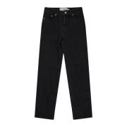 Munthe Klassiska Svarta Jeans Culinari Byxor Black, Dam