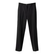 Nine In The Morning Lyxigt Marzotto Tyg Wide Leg Byxor Black, Herr