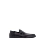 Jil Sander Klassiska läderloafers med fällbar häl Black, Dam