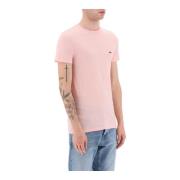 Lacoste Klassisk Crocodile Logo T-Shirt Pink, Herr