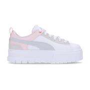 Puma Rå Låg-Top Sneaker Vit/Rosa Dam Sko White, Dam