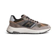 Hogan Beige Sneakers Hyperlight Made in Italy Gray, Herr