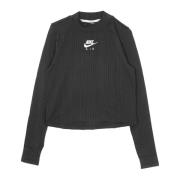 Nike Sportswear Långärmad Ribbad T-shirt Black, Dam