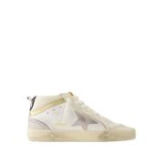 Golden Goose Mid Star Sneakers - Multi - Läder White, Dam