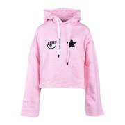 Chiara Ferragni Collection Rosa Sweatshirt för Kvinnor Pink, Dam