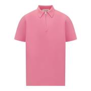 Jil Sander Klassisk Polo T-shirt Pink, Dam