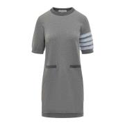 Thom Browne Knitted Dresses Gray, Dam