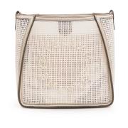 Stella McCartney Mini Eco Crossbody Väska Beige, Dam