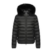 Colmar Svart Jacka Extra Slim Vinterstil Black, Dam