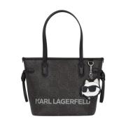 Karl Lagerfeld Väskor Karl Lagerfeld ikon mono cc sm tote a1w30134 nft...