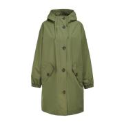 Barbour Vattentät Olivine Jacka Dragkedja Logotyp Green, Dam