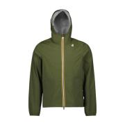 K-Way Stretch Jack Windbreaker för Män Green, Herr