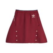 Adidas Bordeaux Röd Stickad A-Linje Kjol Purple, Dam