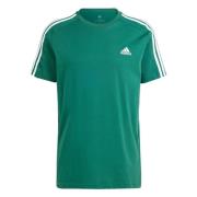 Adidas Essential Single 3 Bandas T-shirt Green, Herr