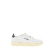 Autry Perforerade Läder Låga Sneakers White, Herr