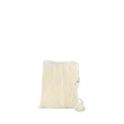 Jil Sander Vit Läder Crossbody Väska Tangle White, Dam