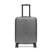 K-Way Rese Cabin Trolley med 360° Hjul Gray, Dam