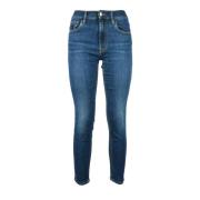 Cycle Denim Stretch Jeans Blue, Dam